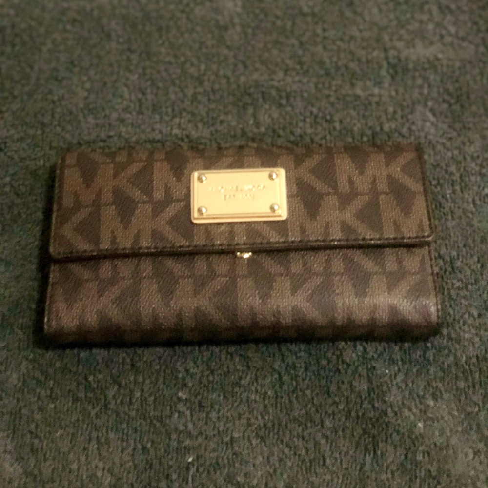 Michael Kors checkbook holder wallet